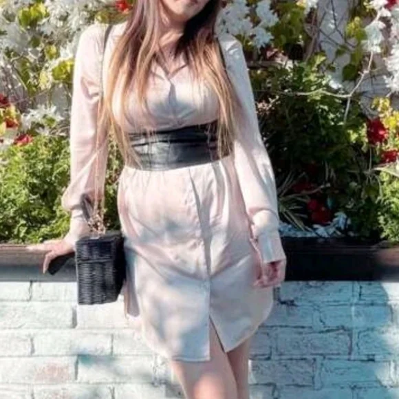 Black wide corset belt faux leather harness suspenders steampunk waist belt - Picture 11 of 15